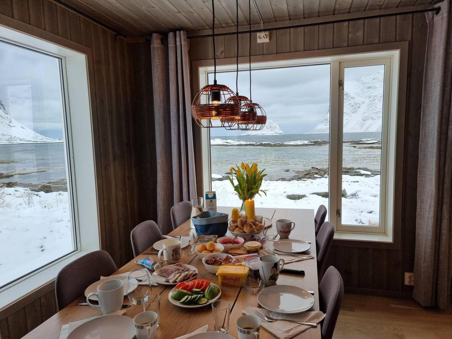 Magic Views And Walking Distance To Best Beaches Leknes Luaran gambar